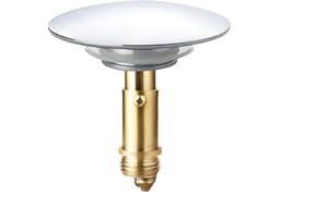 Qrity Zatyczka zatrzaskowa typu pop-up (66 mm), korek odpływowy do zlewu łazienkowego, korek odpływowy do zlewu, mosiężny korek wyskakujący do kuchni, łazienki, umywalki