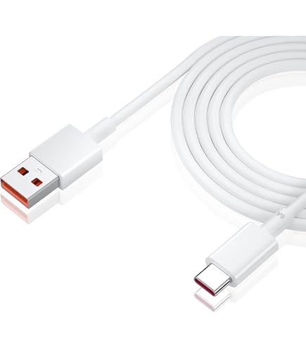 2 Cavi USB-C 120W 6A (1m + 2m) Per Xiaomi E Redmi – Connettore A 90° Per Ricarica Rapida E Dati 480 Mbps