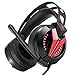 Produktbild BESTSUGER Kabelgebundenes Kopfhörer, Stereo-Gaming-Headset mit Lärm abrollen Mic LED Light Bass Surround Soft Memory Earmuffs für Laptop Mac