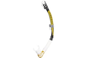 CRESSI Alpha Ultra Dry Snorkel - Aeratore Dry per Immersione Apnea e Snorkeling, Taglia Unica Unisex Adulto