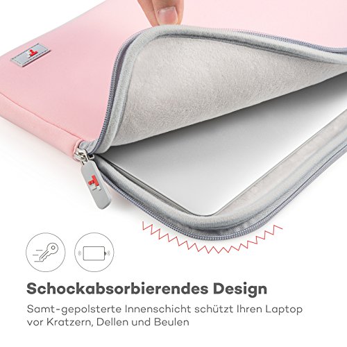 TaoTronics Notebook Schutzh  lle f  r Sleeve 13  - 13 3  MacBook Air   Pro  Laptops  Notebooks  Ultrabooks - YKK-Rei  verschluss  Schockfest   Kratzfe