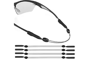 SLIVERBA 4 stycken silikon elastiskt sportglasögonband, justerbart glasögonband, sport vattentätt glasögonband för kvinnor oc