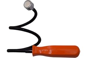 HARDK Flexible Magnetic Grabber Pickup Tool - 22-4/5" 20LB Bend-It Magnet Snake Pick-Up Sweeper Bendable Retriever Stick Useful for Hard-to-Reach,Sink Drains Mechanic Automotive