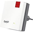 AVM FRITZ!Repeater 600 Edition International, Ripetitore - Wi-Fi extender fino a 600 Mbit/s (2,4 GHz), Mesh, Access Point, In