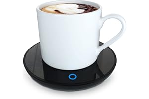 GARMEE Elektrischer Kaffeewärmer kaffetasse warmhaltend - Smart Schreibtisch Tassenwärmer mit 2 Temperatureinstellungen Tassenwärmer Teewärmer Elektrischer Getränkewärmer für Kakao Milch