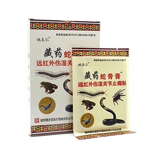 oyotric 8 Stück/Beutel Chinese Schmerzlinderung, Arthritis Schmerzlinderung Feinputz Chinese Medical Rückseite Muscle Patch für Arthritis & Knie Gelenke Rückenschmerzen