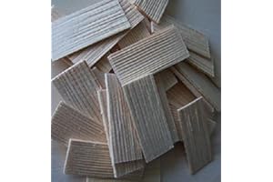 Dachschindel aus Fichtenholz. Krippenbau, Modellbau. 55x22-25 mm. 100 St W062 by Krippenbau-Lewen