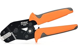 IWISS iCrimp SN-2549 Herramientas de prensado para 0.08-1.0 mm² XH2.54 / Dupont 2.54/2.8/3.0/3.96/4.8 / KF2510 / JST Terminal Crimper Plier Trinquete de conexión de alambre Herramienta de crimpado