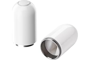 DaiUni iPencil zatyczka do ołówka, magnetyczne zaślepki, do zabezpieczania portu ładowania, 2 szt., kolor biały.