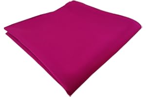 TigerTie - Pochette de créateur en couleur unie - Pochette de mouchoir cavalier - Taille 30 x 30 cm