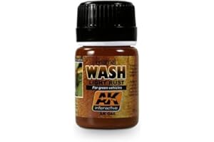 AK Interactive - Enamel Wash Light Rust Green Vehicles # 00046