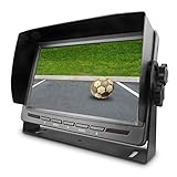 Um den Monitor im Fahrzeug befestigen zu können werden vier unterschiedliche Monitorhalter (Standfuß, Montagewinkel, Saugnapfhalterung und Einbaurahmen) mitgeliefert, so erhalten Sie für jeden Einsatzzweck die passende Montagelösung. Die Stromversorgung erfolgt entweder einfach über den Zigarettenanzünder oder über ein festes Bordnetz- Anschlusskabel.