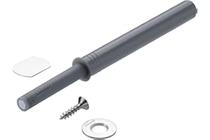 Blum TIP-ON 956A1004 Version longue avec aimant Gris