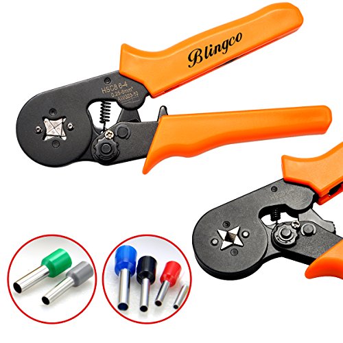 Blingco 800 Crimpzangen Sets, 0.25-6.0mm² Verstellbare Ratschenstecker Crimper Werkzeuge mit Isolierdraht Steckverbinder und Abisolierzange - 2