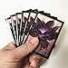 Price comparison product image 60 PCS/Set Black Lotus Matt Scrub Colorful Backs MTG Cards Sleeves Protector for TCG Board Game Cards Magic The Gathering Yugioh Pokemon
