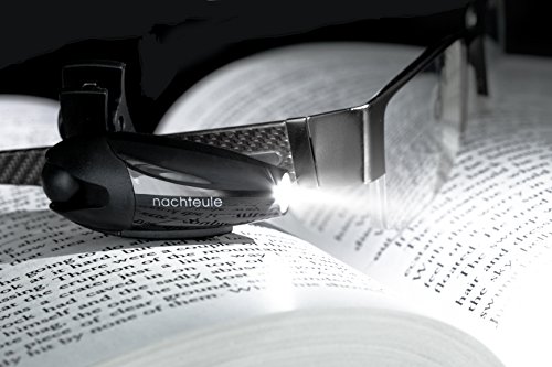 nachteule+ Das clevere Leselicht für die Brille – brandneue, wiederaufladbare Akku-Version! - 2