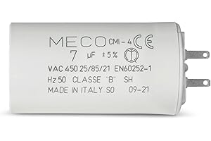 STEYCO Condensador 7 µF para persianas SOMFY Motor con conexión de 2,8mm - 1 año de garantía (1)