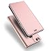 Produktbild Huawei G9 Flip Cover, Case, None Hear Card Slot [Stand Feature] Leather Wallet Case Vintage Book Style Magnetic Protective Cover Holder for Huawei G9 - Rose Gold