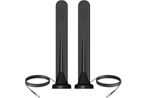 12dBi External 4G LTE 5G TS9 Magnetic Base Antenna Compatible with Netgear AT&T Nighthawk MR6110 MR6500 M6 Pro M5 MR5100 MR5200 M1 MR1100 Verizon Hotspots Router（Pack of 2），Slinkdsco