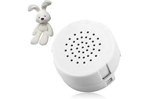 SELURK Grabadora de Voz para Peluche 60 Segundos, Caja de Voz Personalizada para Juguetes, Registratore Vocale per Peluche, Peluche Registra Voce, Registratore Vocale Giocattolo, Regalo DIY con Mensaje