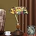 Produktbild Best Tischleuchte- Tiffany Style Banker Butterfly Schreibtischlampe, Amber, Pull Line Swich -508 (größe : D)