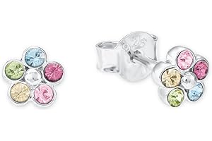 Amor Ohrstecker 925 Sterling Silber Mädchen Kinder Ohrschmuck, mit Zirkonia synth., Schmetterling, Kommt in Schmuck Geschenk Box