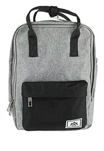 Bear&Goodies Espoo Mochila, el compañero Diario, Gris con Negro (Gris) -