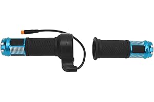 Fockety Poignée d'accélérateur, Poignée d'accélérateur de Scooter électrique étanche à 3 Broches, Poignée d'accélérateur de Scooter électrique de Remplacement pour SmartGyro Scooters (Blue)