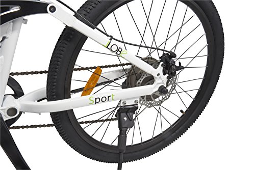 LLobe Erwachsene Elektrofahrrad Sport, Weiß, One size, 130645 - 9
