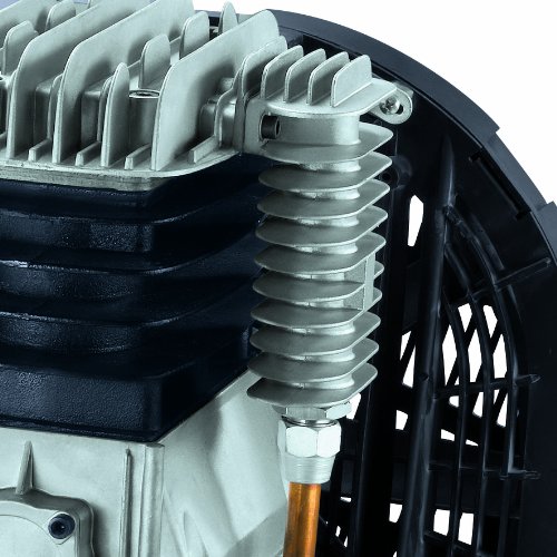 Einhell Kompressor TE-AC 480/100/10 D (3,0 kW, 100 L, Ansaugleistung 480 l / min, 10 bar, ölgeschmiert, Riemenantrieb, große Räder und Haltebügel) - 7