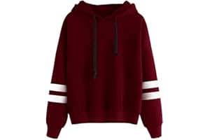 G-Anica Sweat à Capuche Femme, Sweatshirt Hoodies Pull en Coton à Manches Grande Taille Veste de Sport avec Poches Longues Tops Blouse Shirt Streetwear