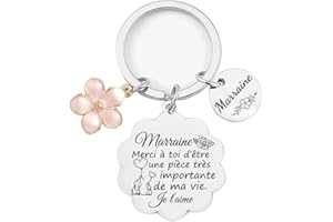 XQXQXZ Marraine Cadeaux tata cadeaux Porte Clef Cadeau Pour Marraine Cadeau Fetes Des Meres Cadeau Marraine tata veux tu etre ma marraine?