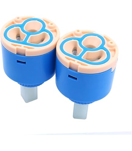 Disque De Rechange Uomere Cartouches En Céramique Robinet Mitigeur Chaud Et Froid 25/35/40mm Lot De 2 Pièces (40mm, Bleu New