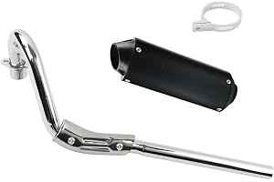 Motorcykel Avgas Ljuddämpare avgasrör För CRF50 KT Pit Bike Motocross 28 MM Motorcykel Avgasljuddämpare Ljuddämpare Pipe Mont