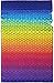 Produktbild Lashuma Strandtuch Lagos | buntes Velours Badetuch | Liegehandtuch | Strandhandtuch in Regenbogenfarben | 100 x 180 cm