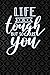 Produktbild life is tough but so are you: Lined Notebook and Journal composition book diary for motivation