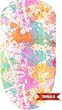 Colour Splatter Light Full Nail Art Wrap by YRNails