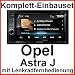 Produktbild Kenwood DDX-4017DAB Moniceiver mit DAB+ USB DVD MP3 Aux und Bluetooth Freisprecheinrichtung Digitalradio Einbauset für Opel Astra J