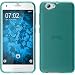 Produktbild PhoneNatic Case für HTC One A9s Hülle Silikon türkis transparent Cover One A9s Tasche Case