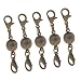 Produktbild MagiDeal 5 Stück Karabiner Magnet Verschluss Schließe Metall Schmuck Herstellen DIY Zubehör - Bronze Matte