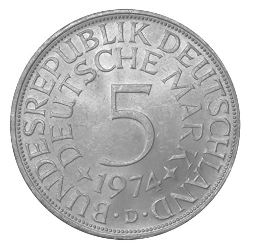 Preisvergleich Produktbild 5 DM Silberadler 1974 Die bundesdeutsche Legende Der Heiermann