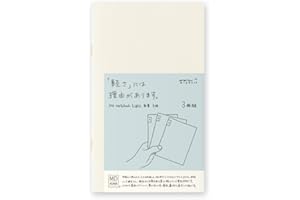 Designphil MIDORI MD Notebook Light B6 sottile (griglia) 3 pz/confezione