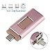 Produktbild Tipmant 4 IN 1 IPhone 8GB USB-Flash-Laufwerke OTG iSO Flash Memory Stick Für iPhone iPad (Blitz), Android-Handy (Micro USB, Typ C), PC / Mac (USB) - Pink
