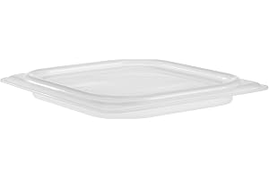 Cambro 60PPCWSC polykarbonat Gnu-kokkärl 16 mjukt lock (paket med 6)