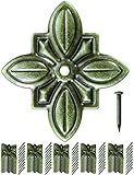 Dimensiones: Longitud: 10 mm, cabeza de uñas: 30 x 27 mm, Contenido: 50 clavos y 50 cabezales ornamentales en Flower look en bolsa
