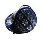 JUSTIME Unisex Foldable Ear Warmers Polar Fleece Winter Accessory Outdoor EarMuf