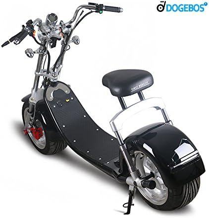 Electric Scooter Aluminum Alloy Hub Motorcycle Scooter 1000W 60V 20AH Black (20AH)