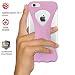 Produktbild Palmo iPhone 6s/6 Hülle Case (Rosa/Light Pink) - One finger gripping iPhone case to prevent dropping Gewinner des Red Dot Award: Product Design 2017 & GOOD DESIGN AWARD 2015 – Fallgetestet durch das US-Militär, Einhandbedienung, Selfies, ultraleicht, kratzfeste Beschichtung, erstklassige Silikonhülle mit Trageband zur Verhinderung des Herunterfallens, aufprallsicher, staubdicht, schlichtes Design, erweiterte Daumensteuerung