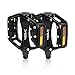 Produktbild Fahrradpedale MTB Pedale, Yissvic Trekking Pedale Plattformpedale Mountainbike Pedale aus Aluminium Schwarz(Verpackung MEHRWEG)