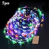 ❀【Ausgezeichneter Service】 Unser wunderschönes LED-Blumenkranz-Stirnband sorgt für eine sofortige atemberaubende neue Frisur mit besserem Service.！Wenn Sie beschädigt sind, kontaktieren Sie uns bitte innerhalb von 30 Tagen, um Ihnen bei der Rückkehr zu helfen. Dieser handgemachte Kopfkranz kann nicht verbrannt werden, er kann nicht hart gezogen werden.